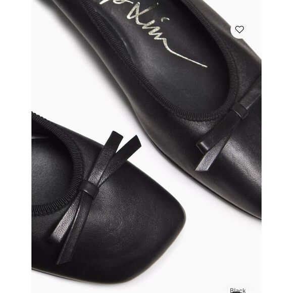 3.1 Phillip Lim ID Soft Black Leather Ballerina Pumps - Picture 3 of 15